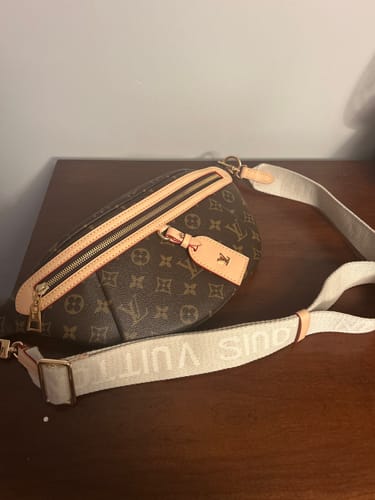 Customer photo review of HIGH RISE FANNY PACK 38 IN BROWN MONOGRAM CANVAS
