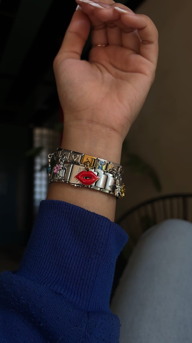 Customer photo review of Charm Colgante Estrella Plata