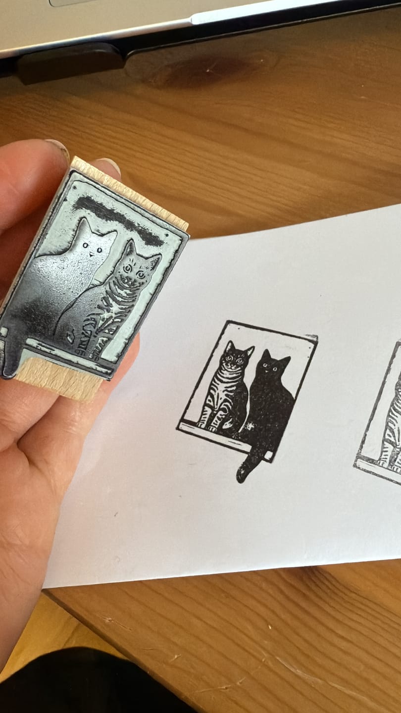 Customer photo review of Stempel mit eigenem Logo/Motiv