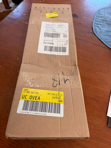 Customer photo review of U-2 Dragon Lady Front Silhouette Metal Wall Art