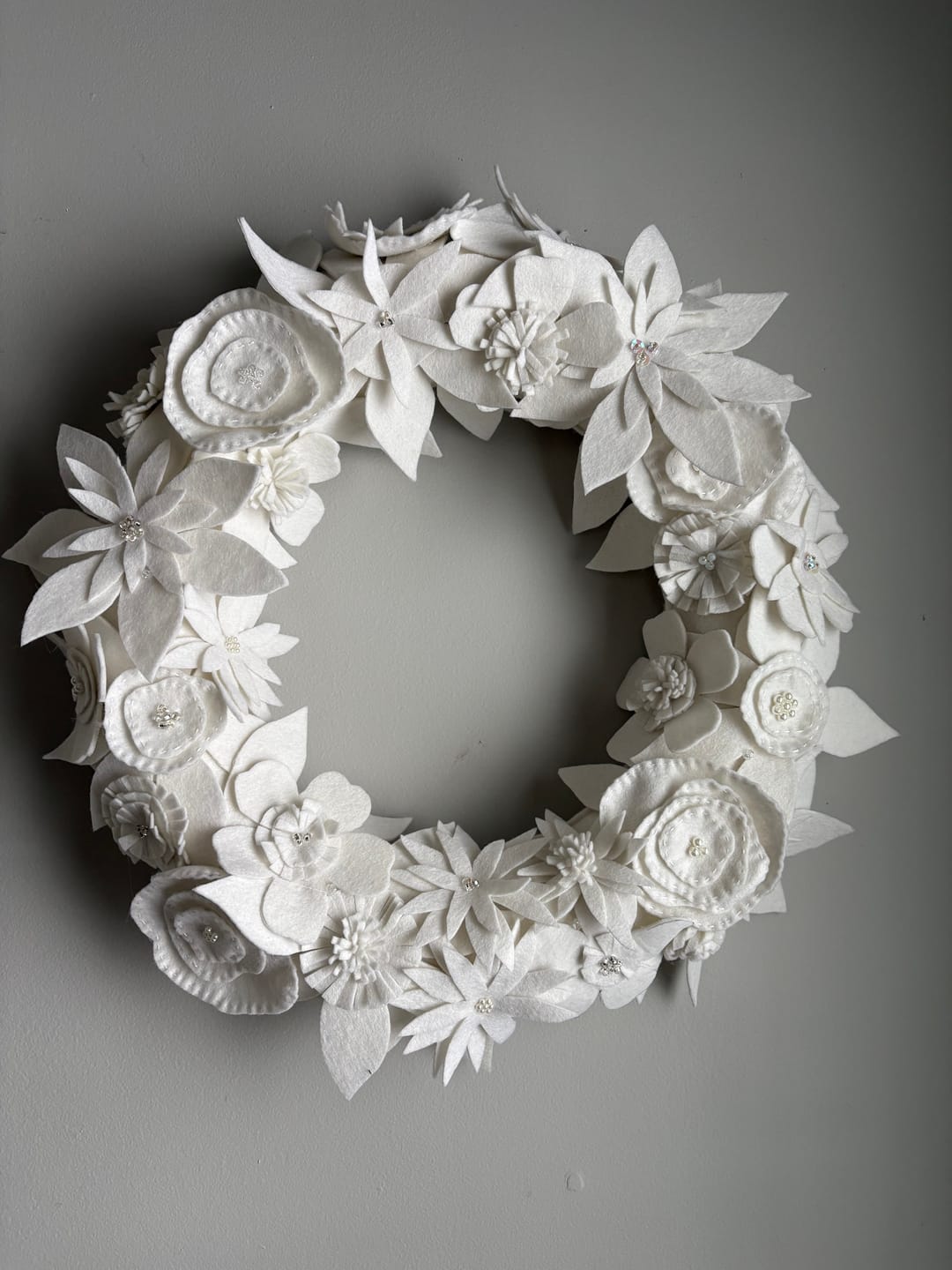 Customer photo review of 100% Wool Craft Felt By Yard