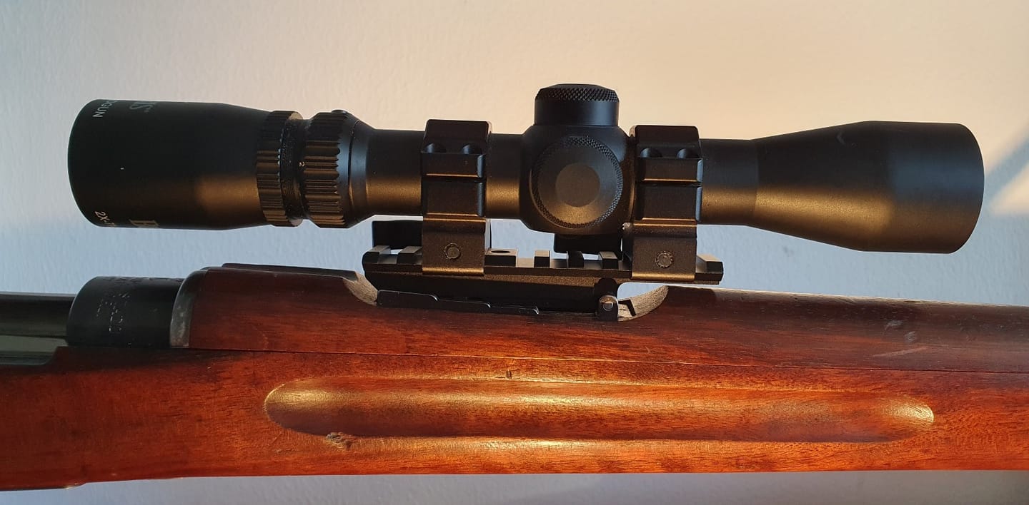 Customer photo review of Swedish Mauser NDT Long Eye Relief Mount for M38 and M96