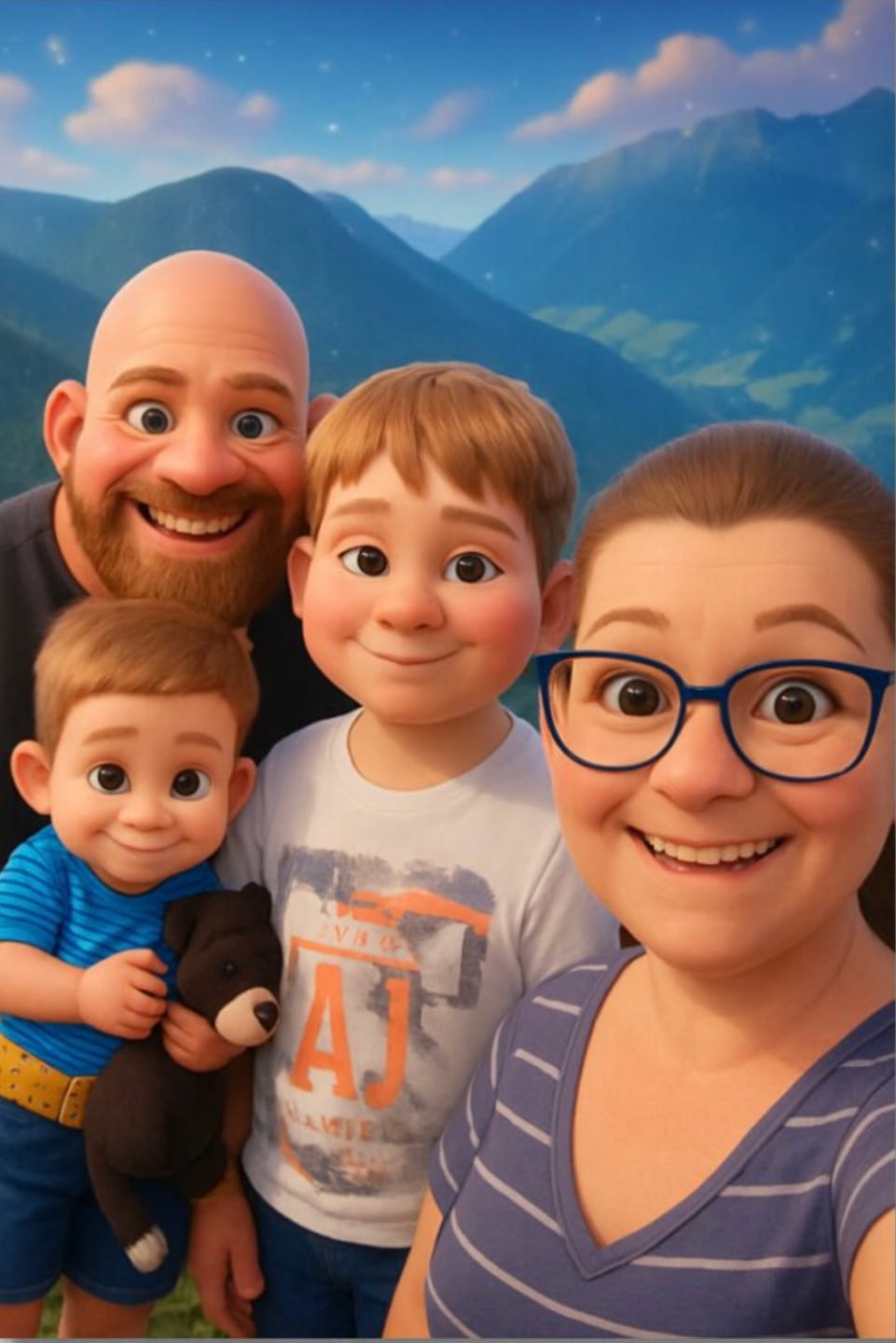 Customer photo review of Cartoon Love - Personalisiertes Poster mit Cartoon 3D Effekt im Comic Style