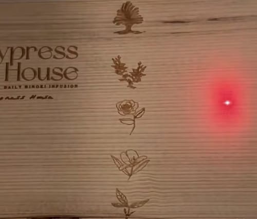 Customer photo review of Cloudray EC Series Neo 30W 60W CO2 Laser Marking Engraver