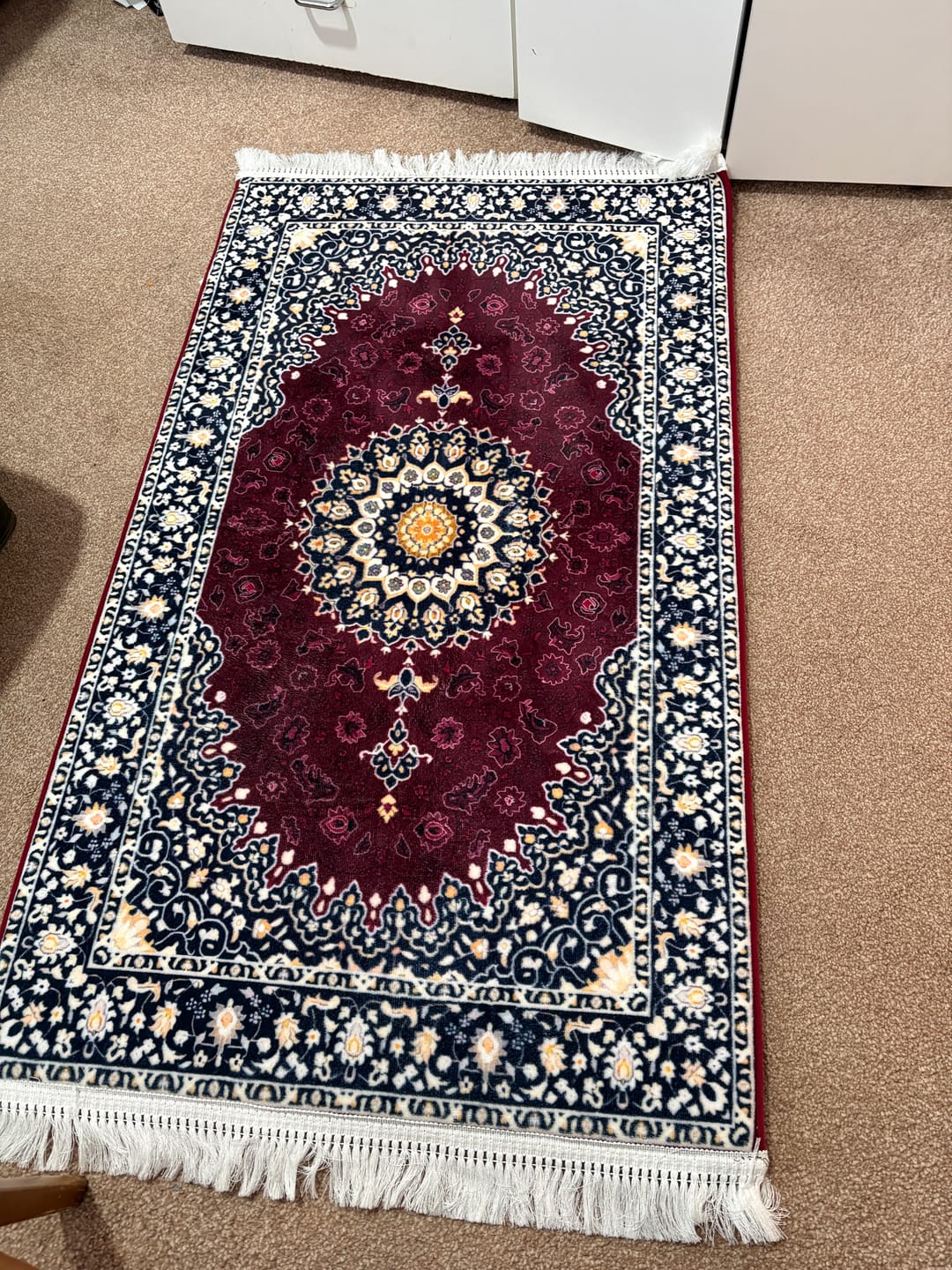 Customer photo review of Moroccan Padded Prayer Mat