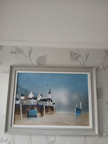 Customer photo review of Lighthouse In The Harbour By Adam Barsby