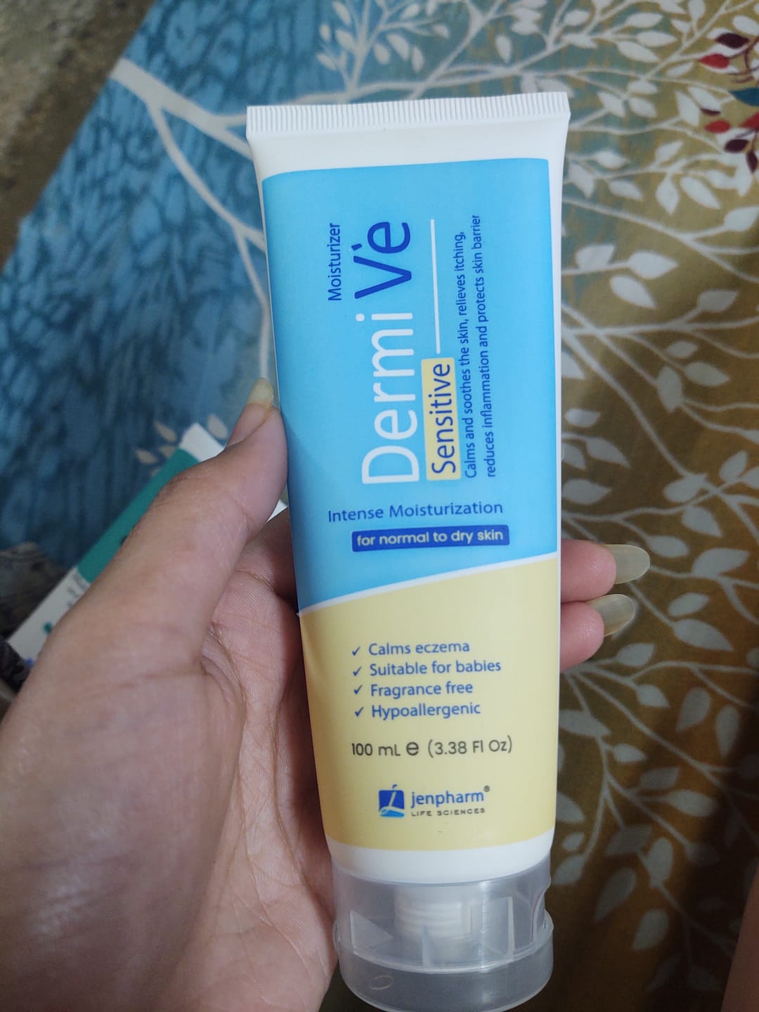 Customer photo review of Dermive Sensitive Moisturizer