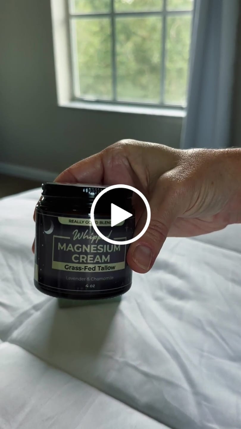 Customer video review of Magnesium Cream (Lavender & Chamomile) - 4 oz