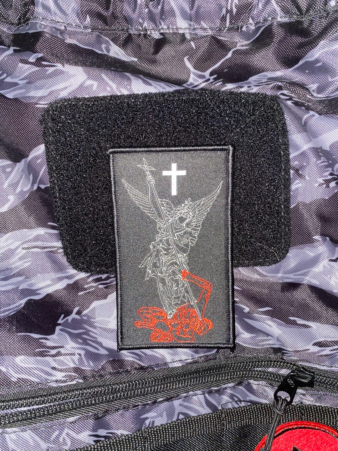 Customer photo review of SAINT MICHAEL Patch