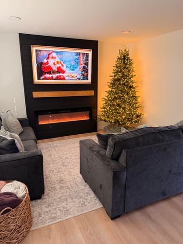 Customer photo review of Contemporary Mantels