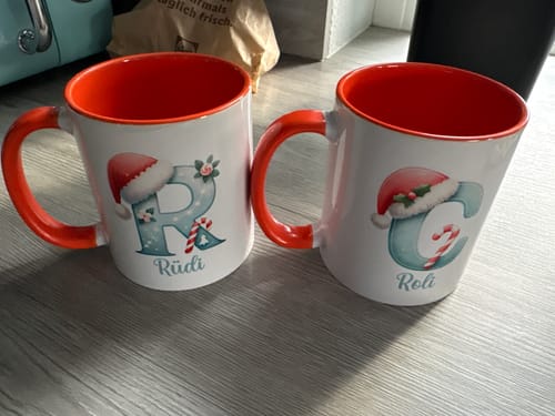 Customer photo review of Tasse Personalisiert - Weihnachtstasse 2