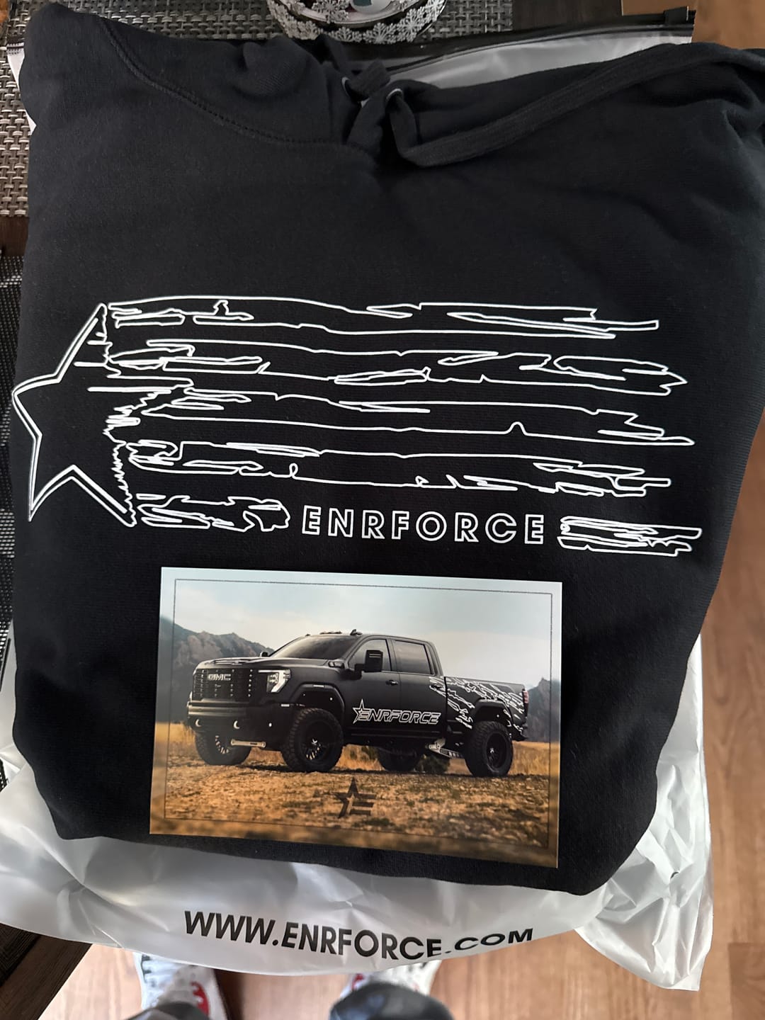 Customer photo review of Premium Heavyweight Covert Hoodie