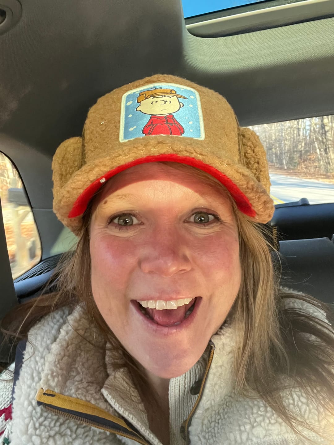 Customer photo review of OVERLORD X Peanuts - Charlie Brown Ear Flaps