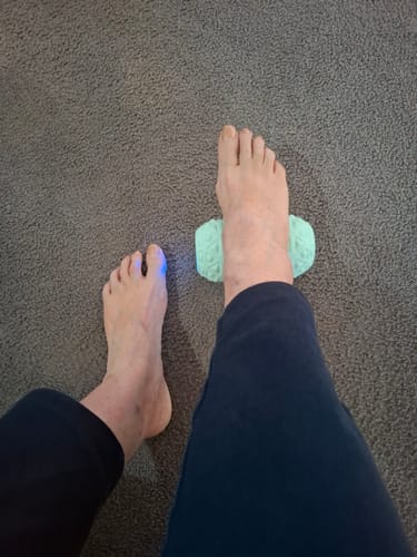 Customer photo review of Portable Vibrating Massage Roller - Vibit ROLL