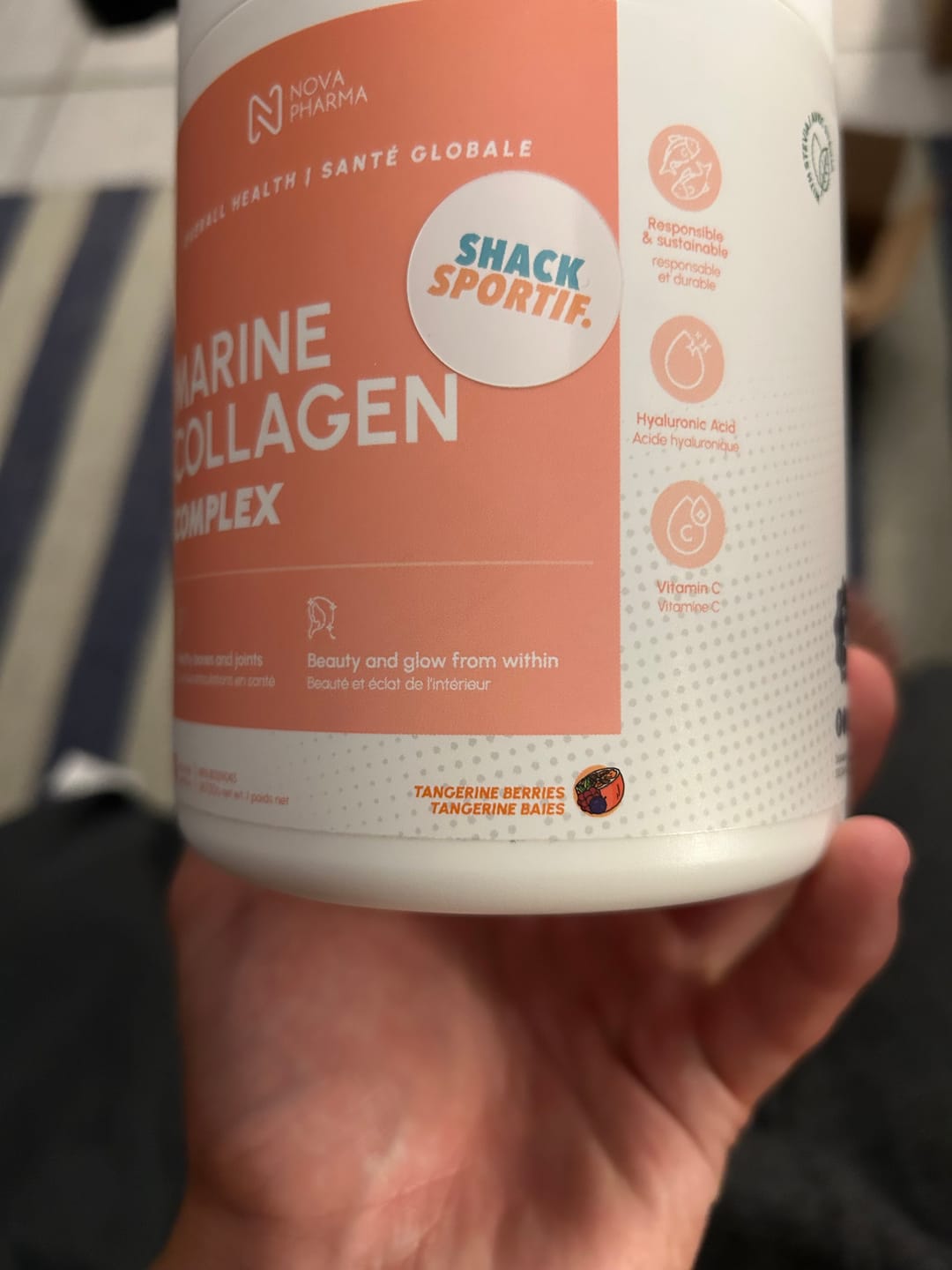 Customer photo review of Nova Pharma - Collagène Marin - 375g