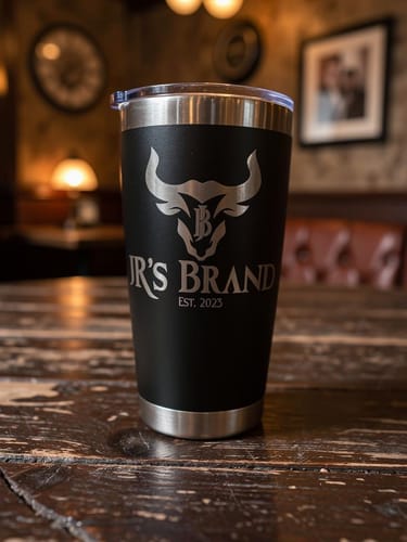 Customer photo review of (6 Pieces) Laser Engraved Tumbler | 20 oz