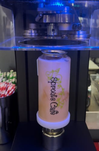 Customer photo review of Caramel Coffee Syrup