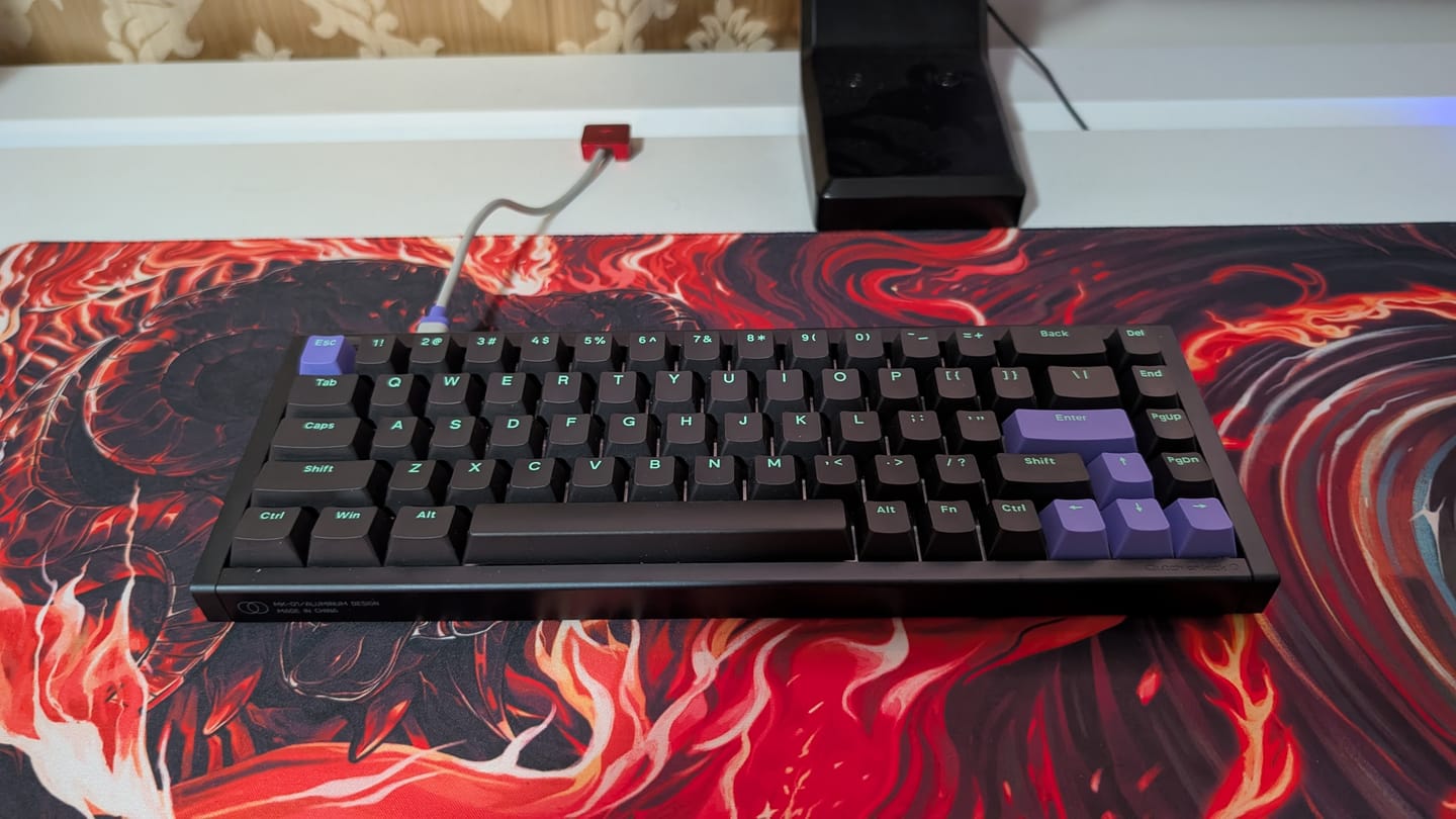 Customer photo review of NuPhy X BH65 Magnetic Switch 8K Wired Aluminium Gaming Keyboard