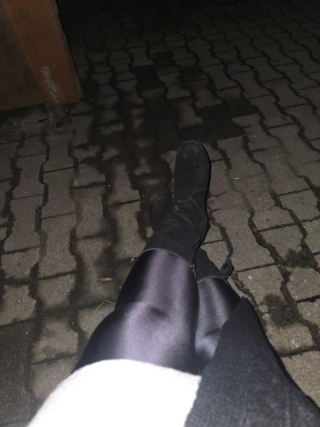 Customer photo review of Elegant Leggings shine men