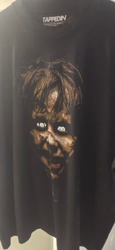 Customer photo review of "Exorcist" T-Shirt
