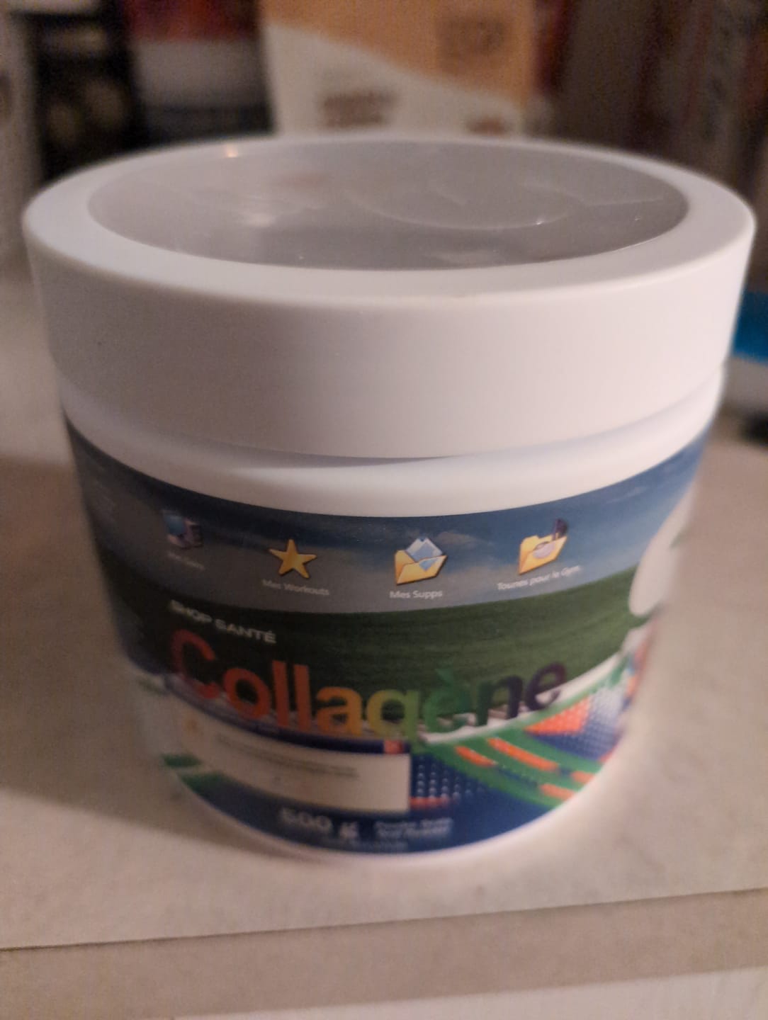 Customer photo review of Shop Santé - Collagène Marin + Acide Hyaluronique - 500g