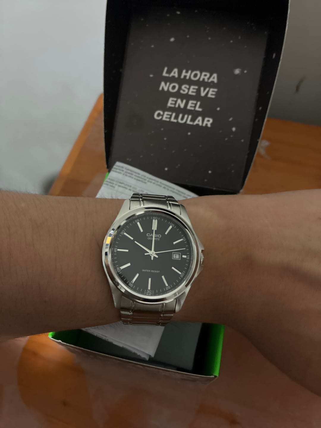 Customer photo review of Reloj Casio Análogo MTP-1183A-1A Negro Acero Inoxidable