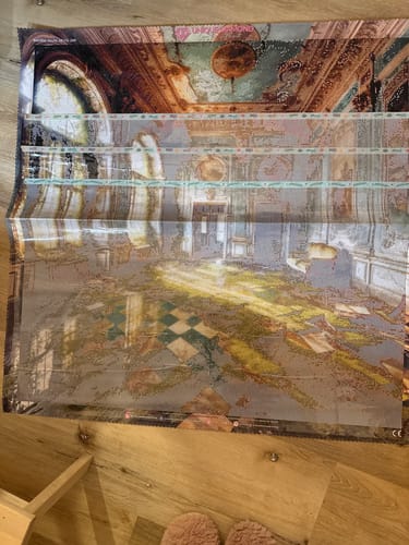 Customer photo review of 5D Diamond Painting – Das Vergessene Sonnenzimmer von Virellia