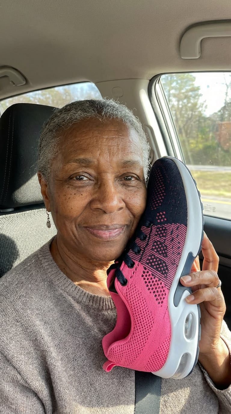 Customer photo review of Orthora™ Pro – Orthopedic Shoes Designed for Burning, Tingling & Sensitive Feet