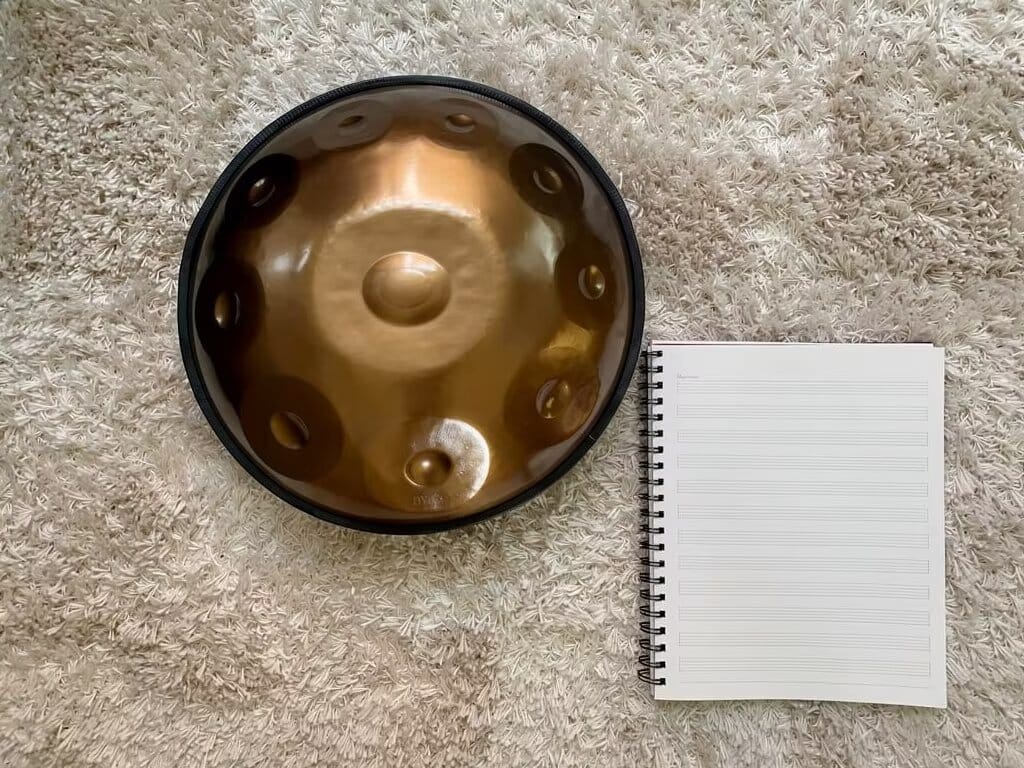 Customer photo review of Cosmos Handpan - Exquisite 10 Notes in D Minor - Golden Elegance Gift Set