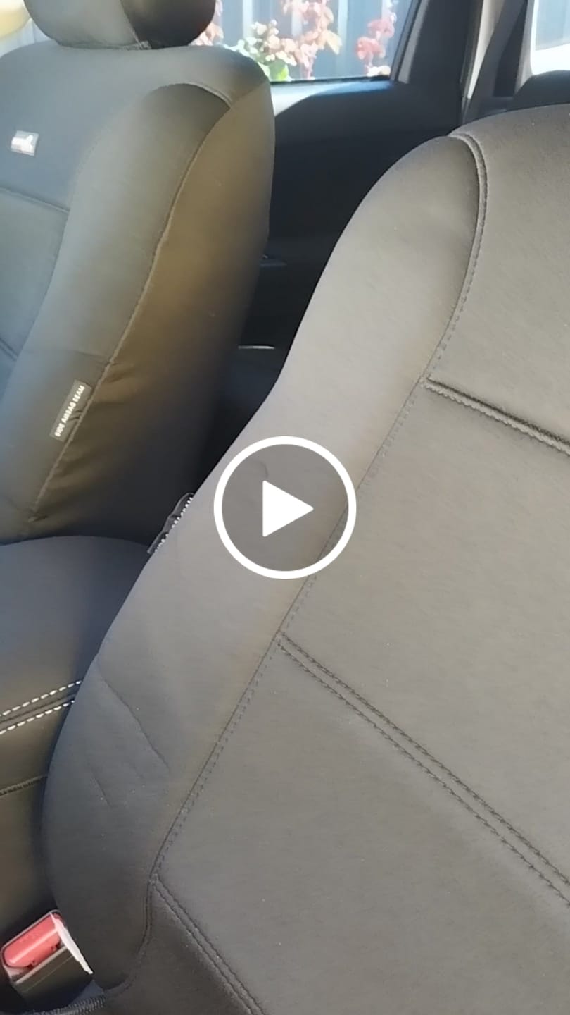 Customer video review of Sharkskin Seat Covers for Mitsubishi Pajero Sport 5 Seater (Oct/2015-On)