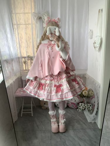 Customer photo review of Plush Snow Rabbit Boots