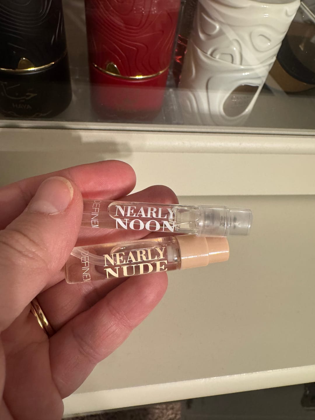 Customer photo review of Nearly Nude Eau de Parfum