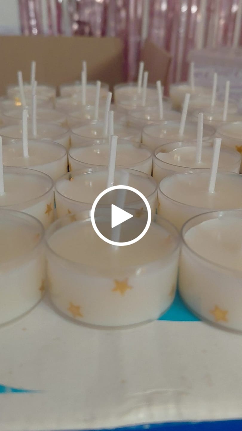 Customer video review of ENVASES PARA VELAS DE TÉ