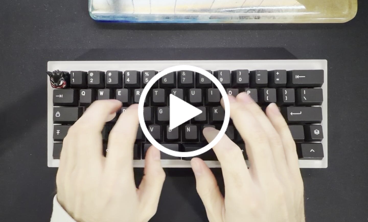 Customer video review of KEYGEEK Y3 LINEAR SWITCH FACTORY LUBED (10PCS)