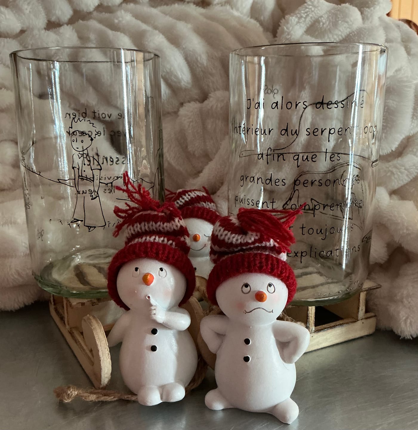 Customer photo review of Le Petit Prince - Set de 4 verres transparents