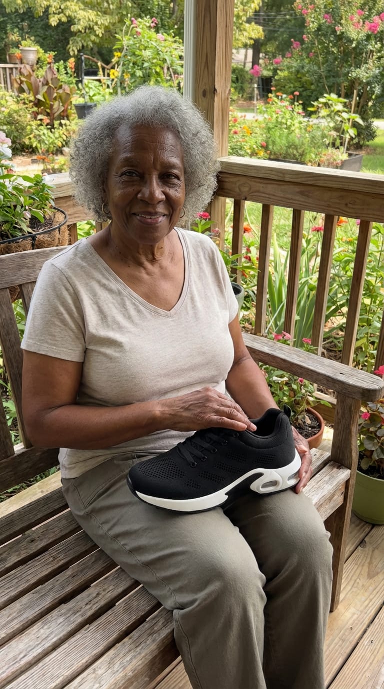 Customer photo review of Orthora™ Pro – Orthopedic Shoes Designed for Burning, Tingling & Sensitive Feet