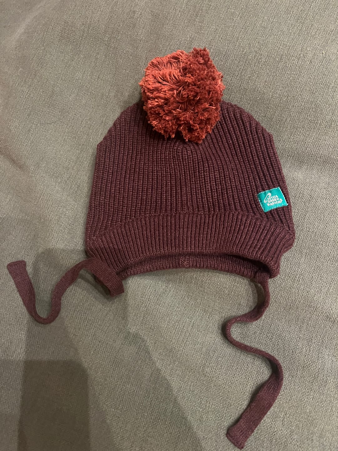Customer photo review of Chocolate Knitted Hat