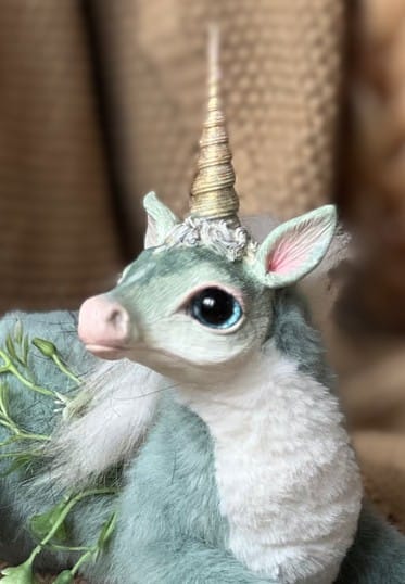 Customer photo review of Mercurian unicorn– olive