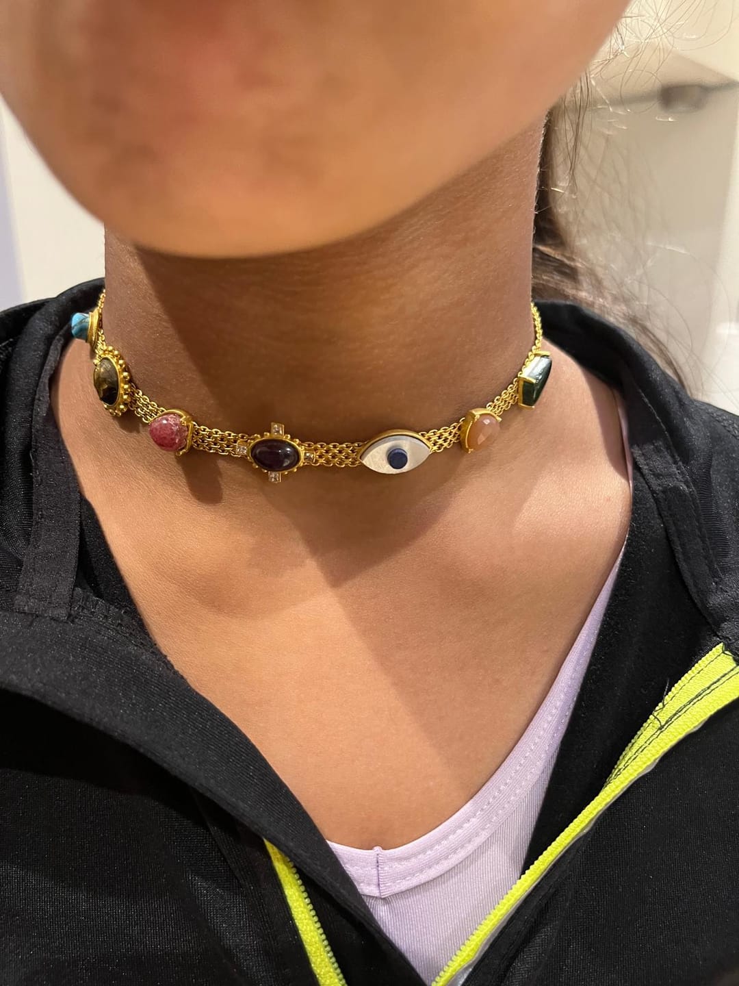 Customer photo review of Balancing Act Choker