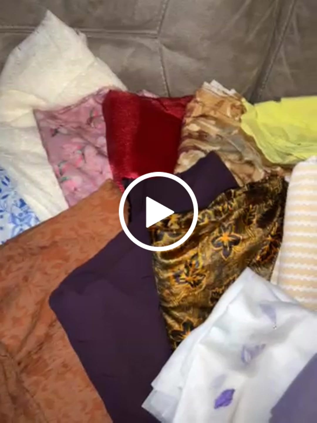 Customer video review of 50p A Metre: Print & Plain Fabric Bundle