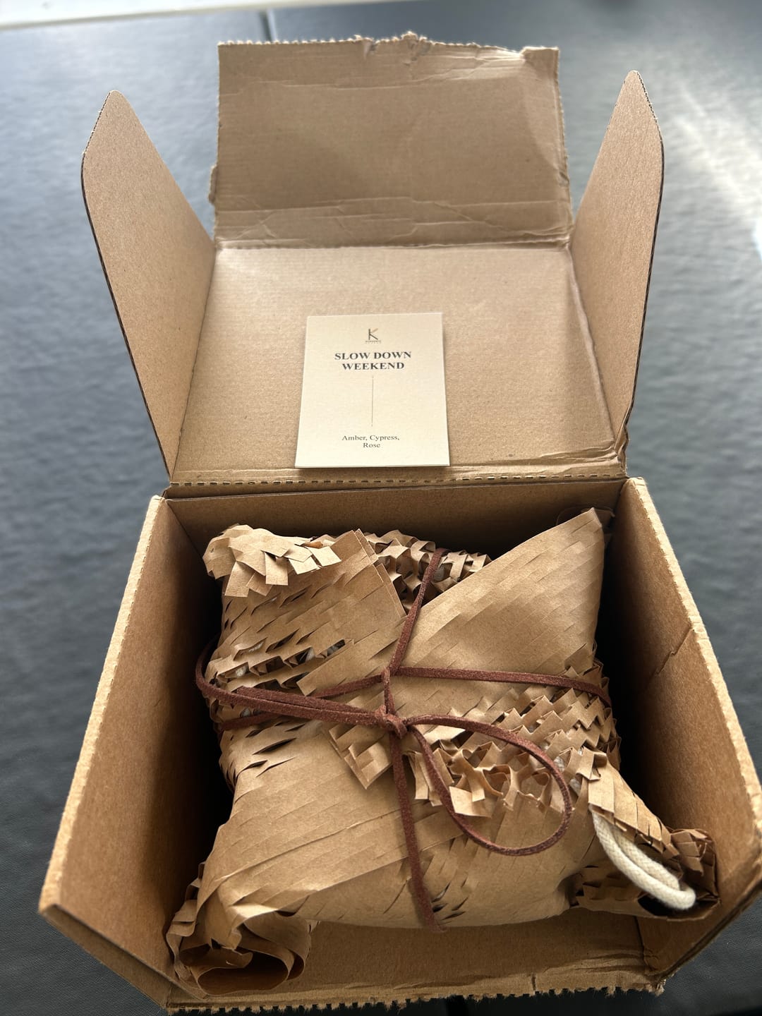 Customer photo review of Wind Down Candle Bundle — Set of 2 (Cosy Evening & Sandalwood)