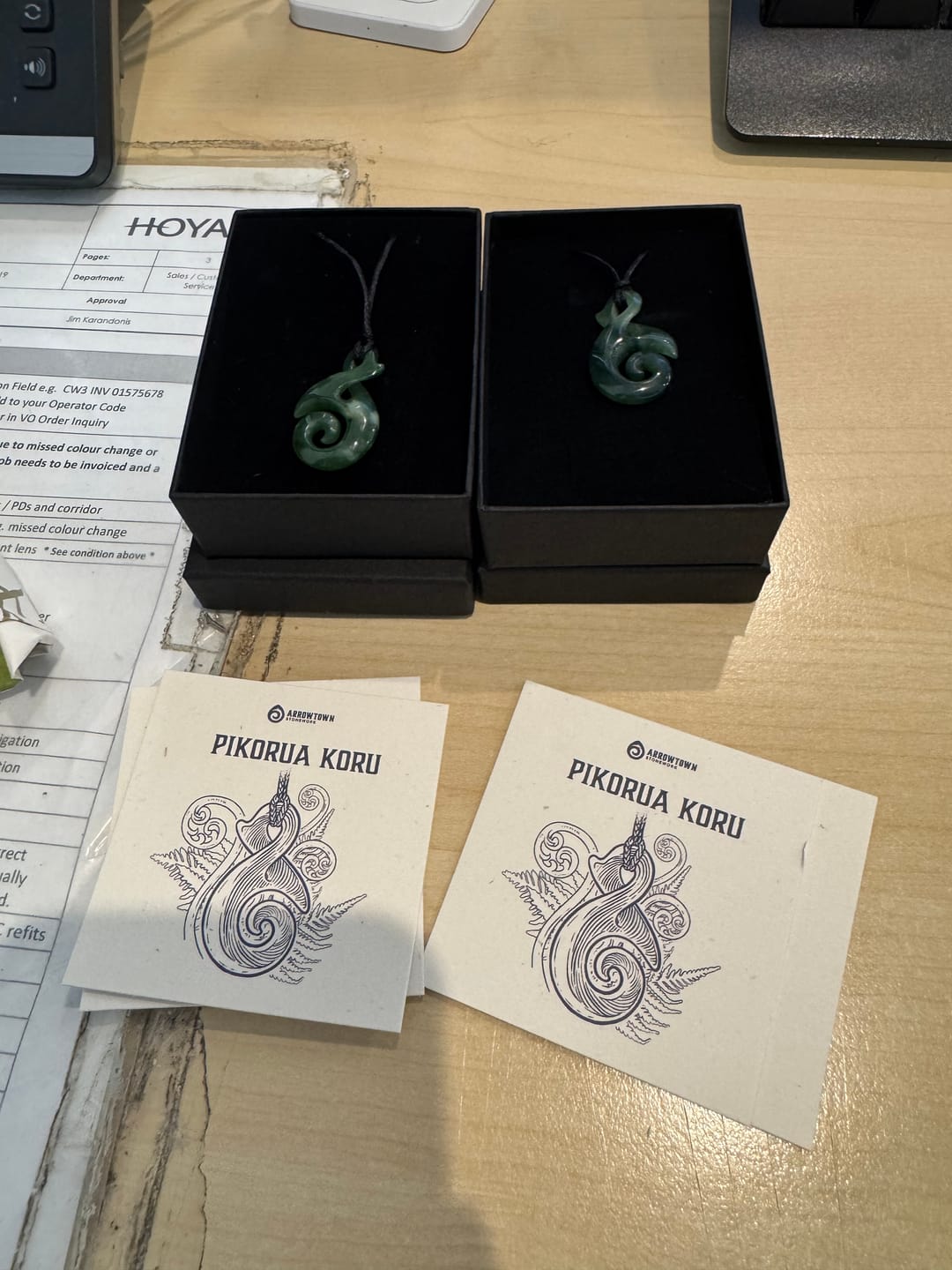 Customer photo review of Pikorua Pikopiko Small Pendant