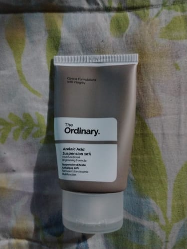 Customer photo review of Azelaic Acid 10% Suspension Brightening Cream