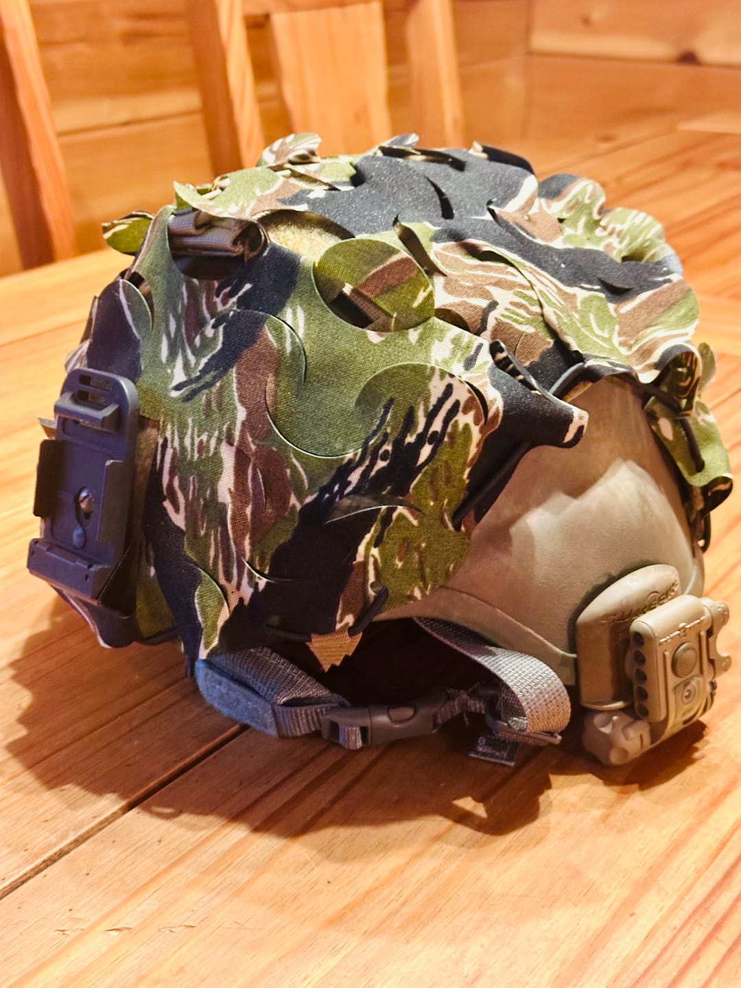 Customer photo review of HelmetScrim™ 2.0 | Camo Netting for Helmet