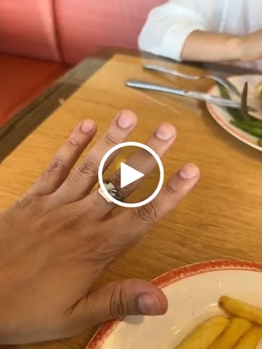 Customer video review of Worn Signet Ring