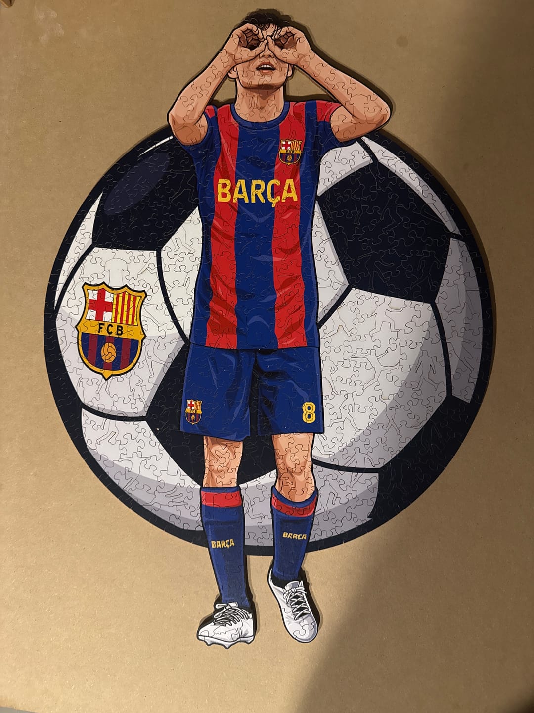 Customer photo review of Pedri - Wooden Puzzle