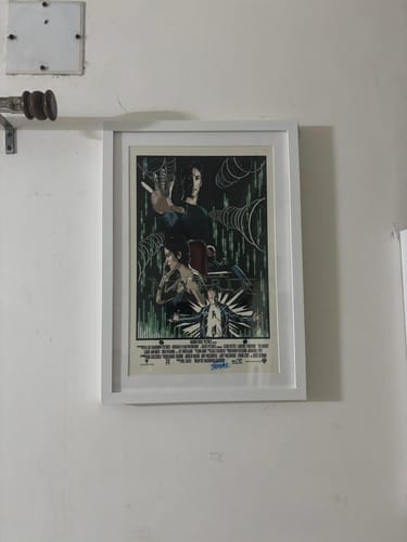 Customer photo review of The Matrix 02 Movie Poster
