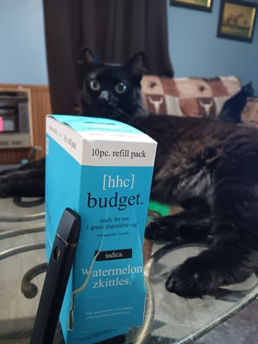 Customer photo review of 1 Gram HHC Vape Pen | Watermelon Zkittles - Indica
