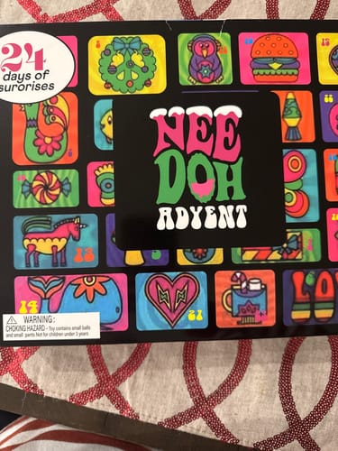 Customer photo review of NeeDoh Squishmas 2025 Advent Calendar