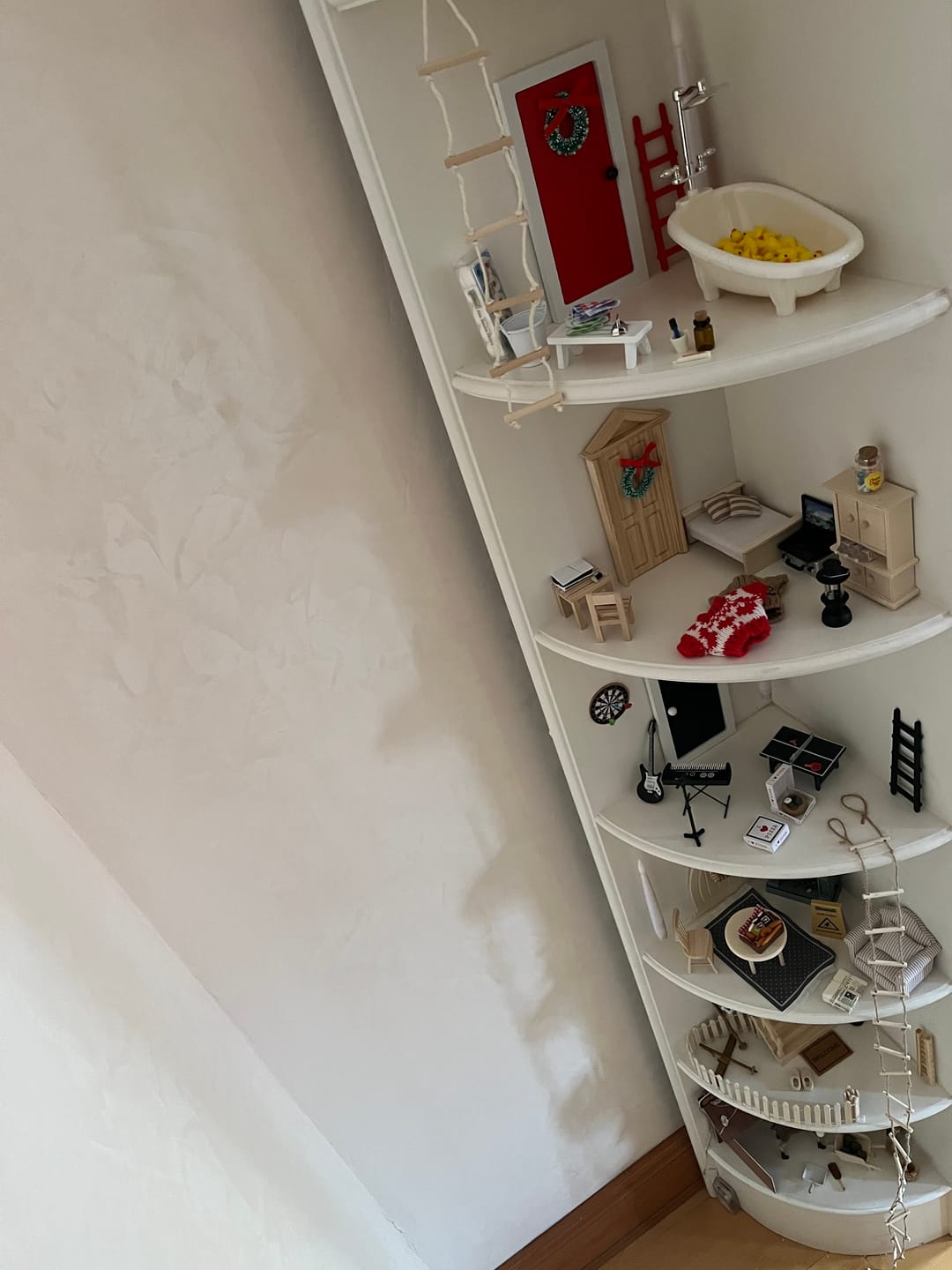 Customer photo review of XXL Strickleiter -  Wichtels Weg zu neuen Höhen 100cm